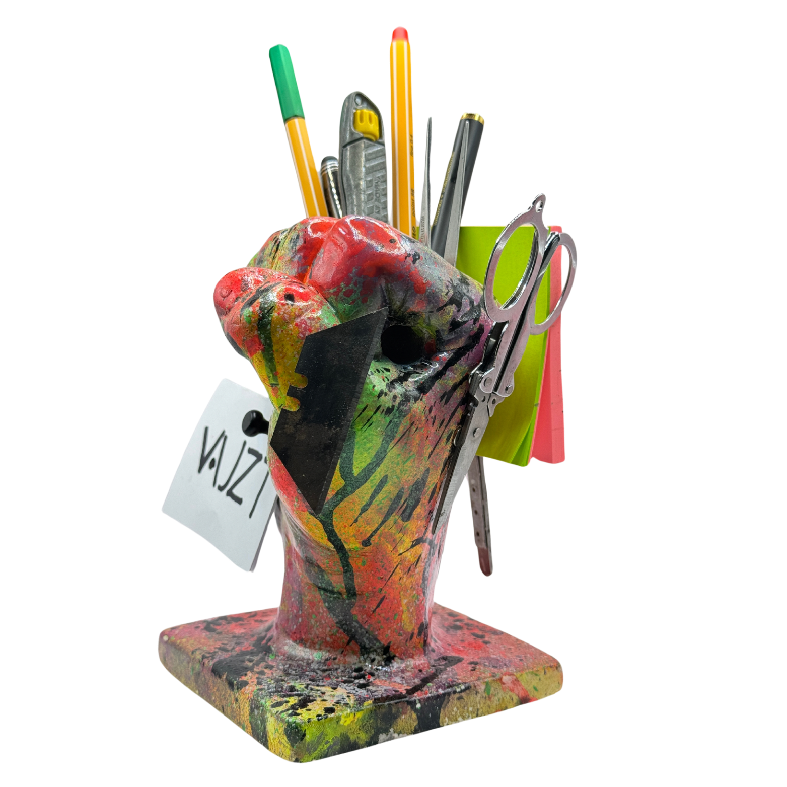 VAUZT Organizer Neon, MindSetting Skulptur, Alltagshelfer - Stadtknd - Skulptur